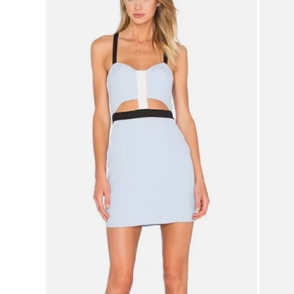 NBD X Naven Twins Shape Up Bodycon Dress in Periwinkle Women’s S NWT Brand New